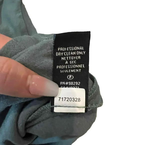 Tibi Green body Con Wrap V-Neck Long Sleeve Draped Womens Dress Size XS - Picture 5 of 7